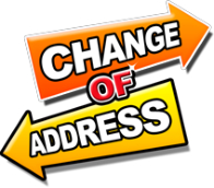 Change of address