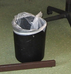 No food in room bin