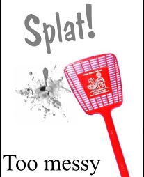 Use insect spray to kill pests